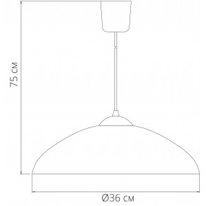Подвесной светильник Arte Lamp CUCINA A3421SP-1WH