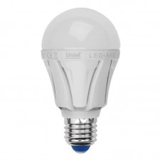 Лампа светодиодная Uniel E27 12W 3000K матовая LED-A60 12W/WW/E27/FR PLP01WH UL-00001526