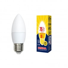 Лампа светодиодная E27 9W 3000K матовая LED-C37-9W/WW/E27/FR/NR UL-00003807