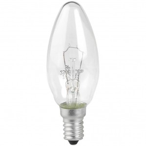 Лампа накаливания ЭРА E14 60W 2700K прозрачная ДС 60-230-E14-CL Б0039129