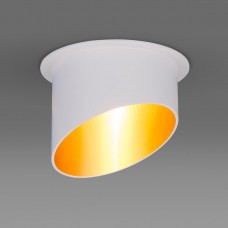 Встраиваемый светильник Elektrostandard 7005 MR16 WH/GD белый/золото a040981